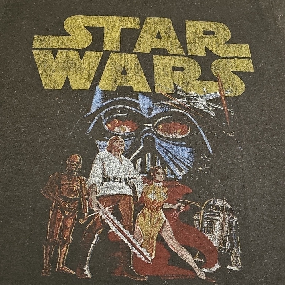 Star Wars Black T-Shirt - Junk Foor Clothing - Picture 3 of 4